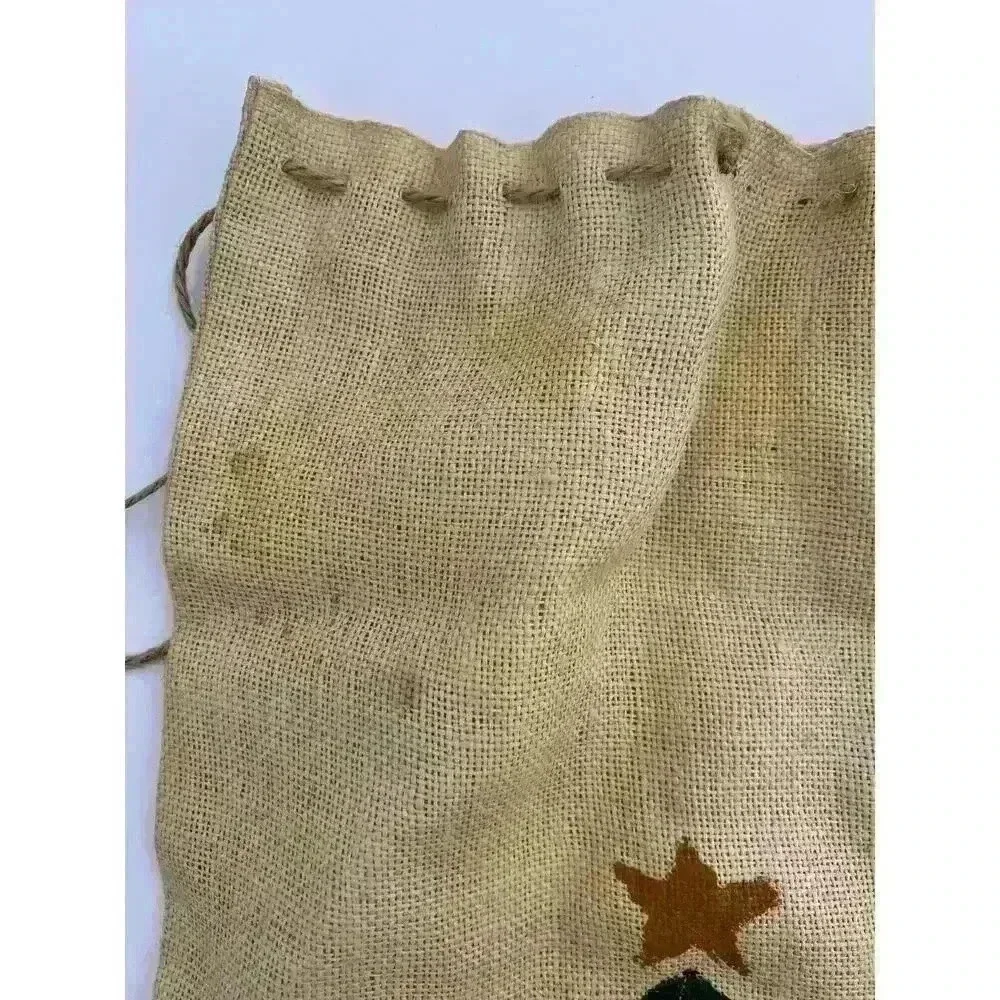 Christmas Sack (Medium Size) -Drawstring Goody Gift Bag for Christmas Treats